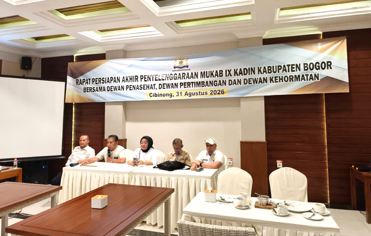 Rapat lanjutan gabungan SC dan OC, Persiapan Mukab IX KADIN Kabupaten Bogor